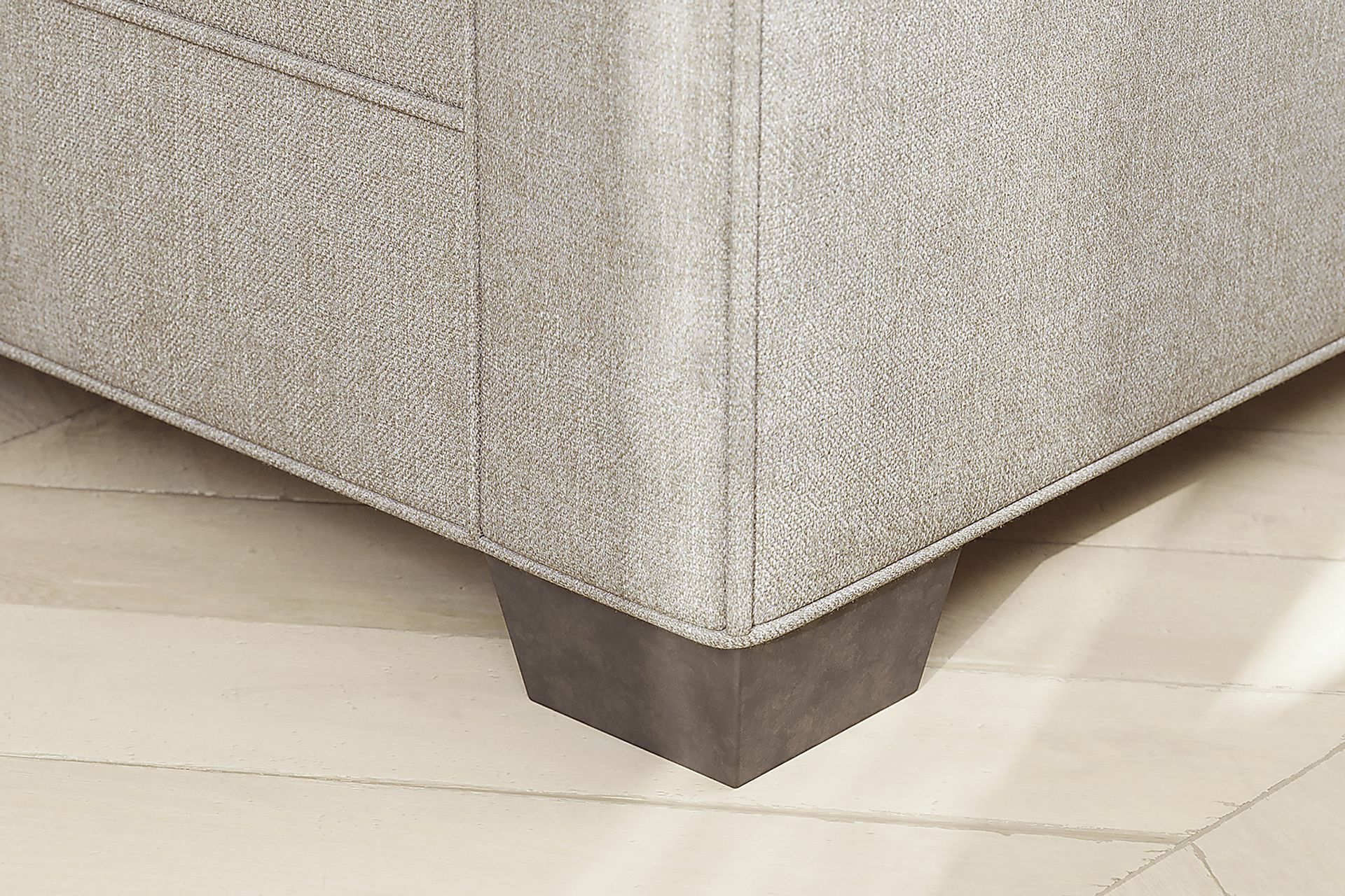 Bellingham Mushroom Textured Chenille Sleeper Sofa - Image 15