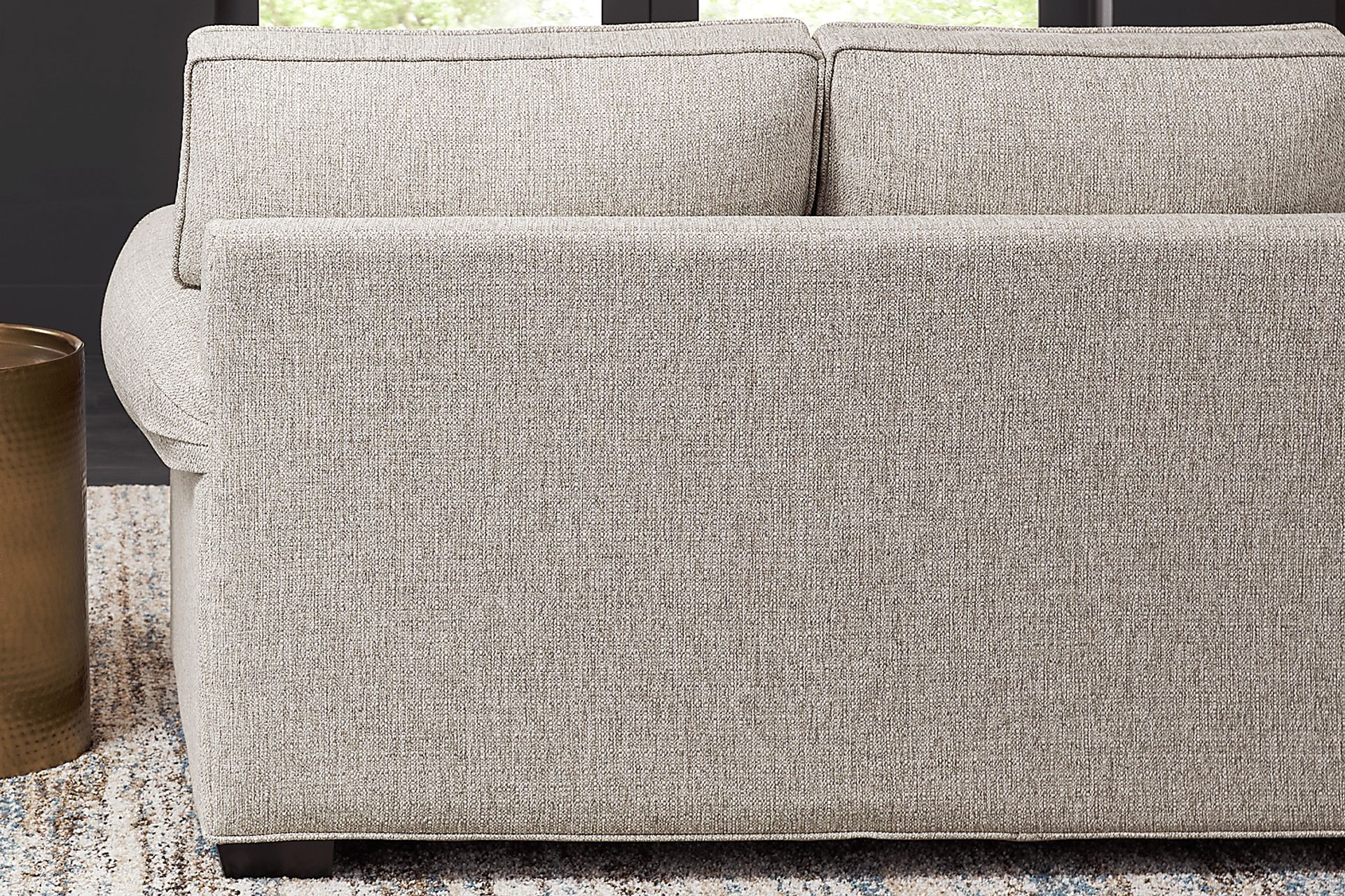 Bellingham Mushroom Textured Chenille Sleeper Sofa - Image 18