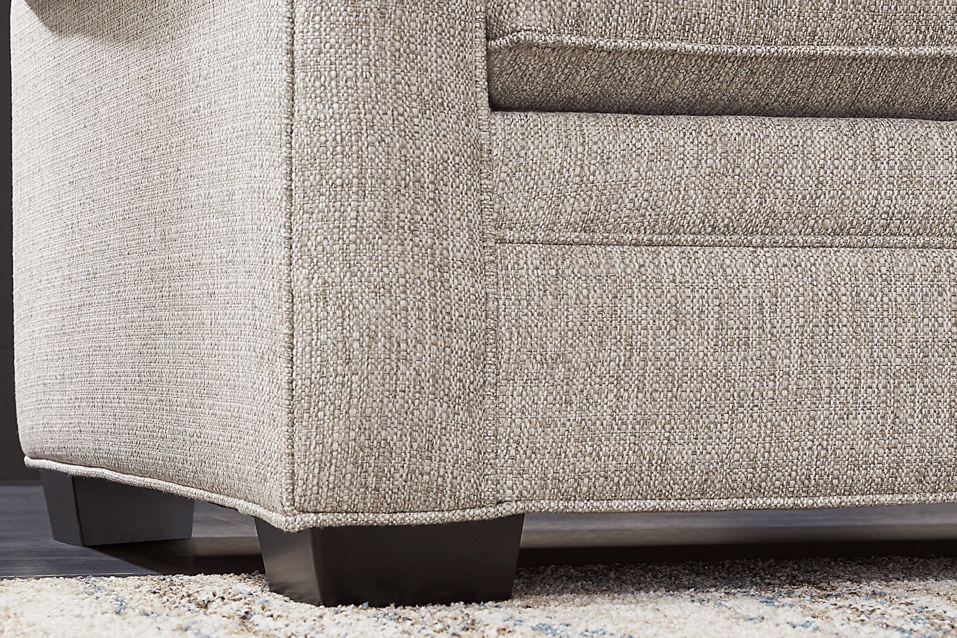 Bellingham Mushroom Chenille 5 Pc Living Room - Image 4