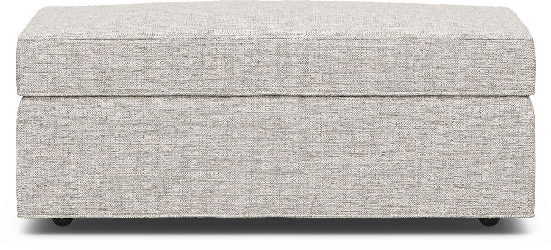 Bellingham Mushroom Textured Chenille Storage Ottoman - Image 5