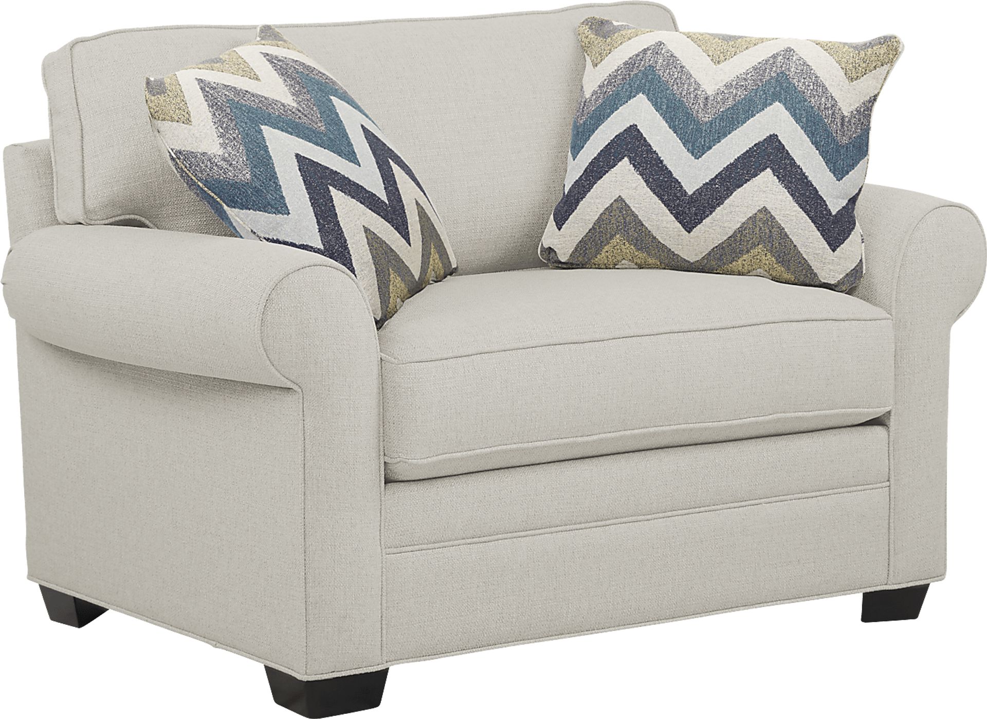 Bellingham Off-White Textured Gel Foam Sleeper Chair - Image 1