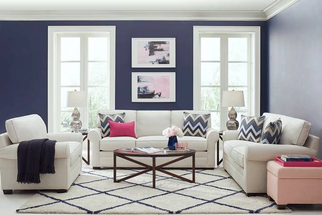 Bellingham Off-White Textured 2 Pc Living Room - Thumbnail - Image 1