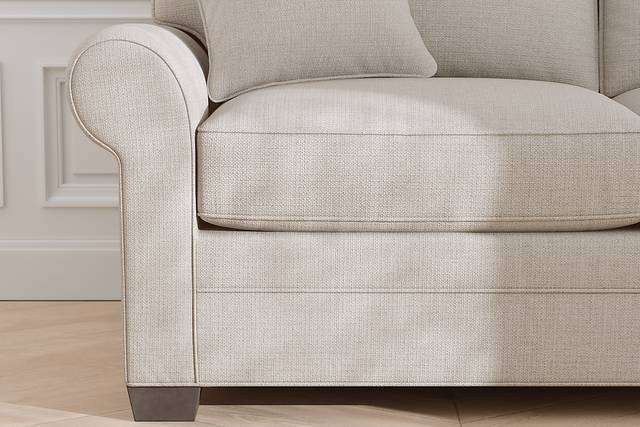 Bellingham Off-White Textured 7 Pc Living Room with Sleeper Sofa - Thumbnail - Image 14