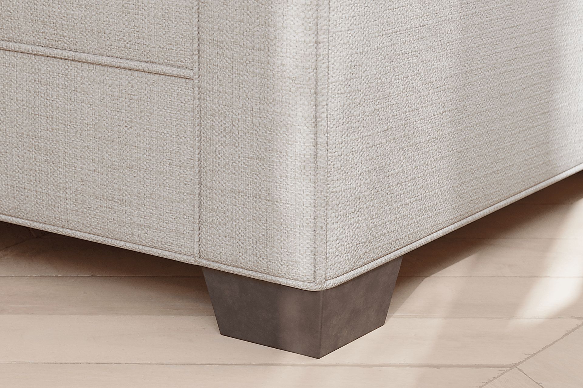 Bellingham Off-White Textured Sleeper Loveseat - Image 3