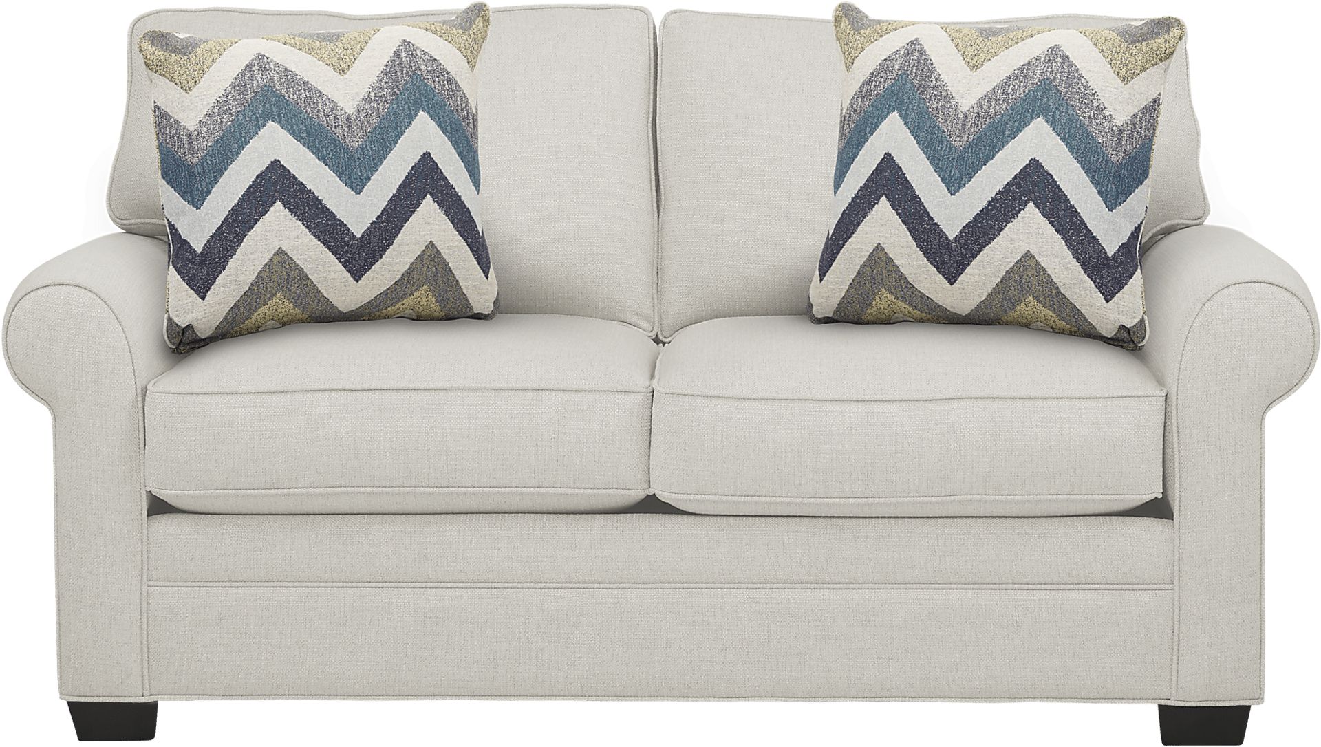 Bellingham Off-White Textured Sleeper Loveseat - Image 1