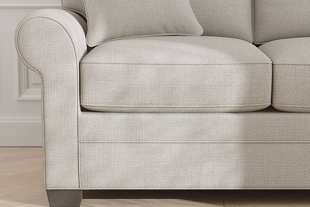 Bellingham Off-White Textured 7 Pc Living Room with Sleeper Sofa - Thumbnail - Image 6