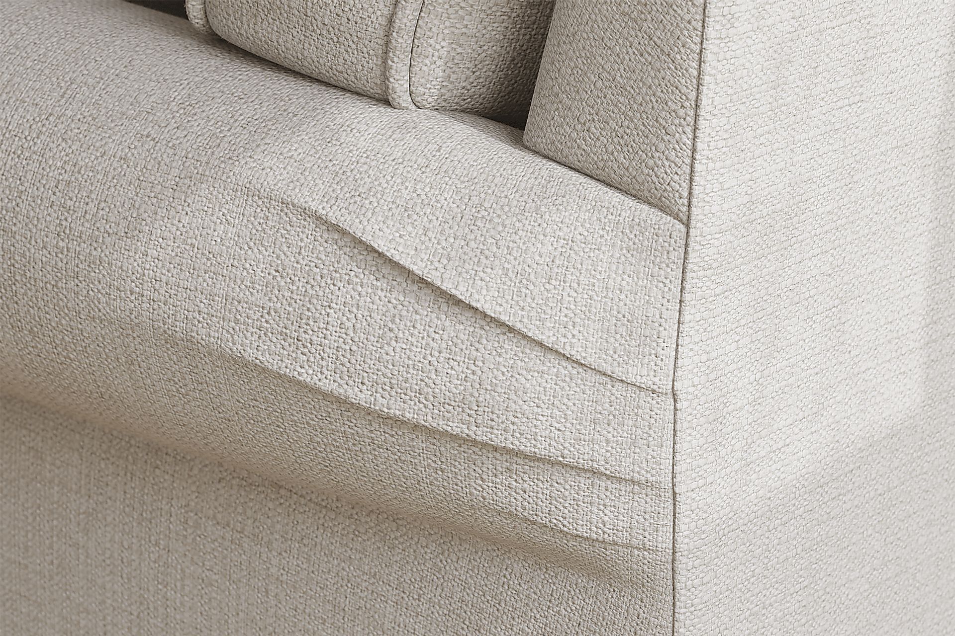 Bellingham Off-White Textured Sofa - Image 4