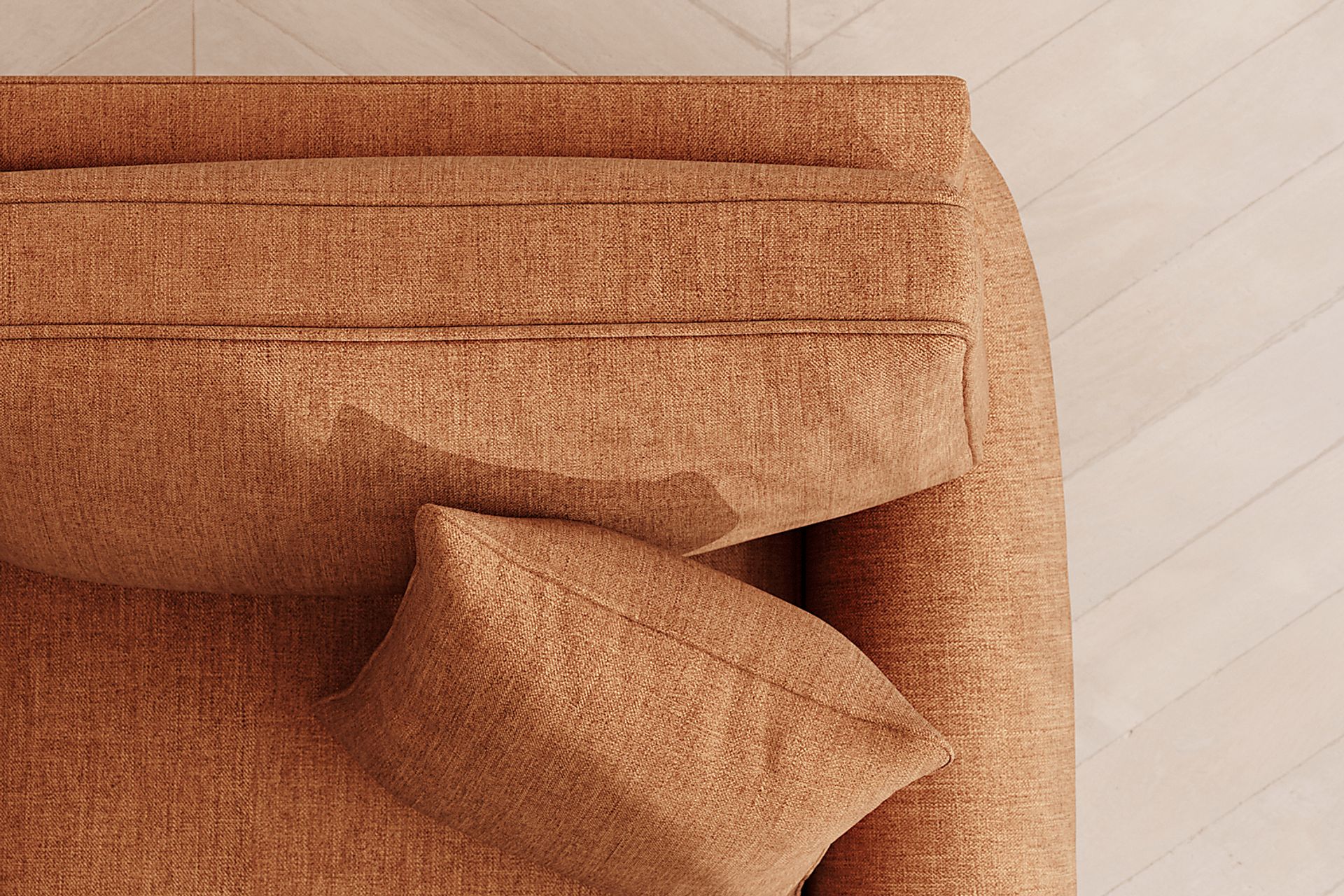 Bellingham Russet Textured Chenille Loveseat - Image 10