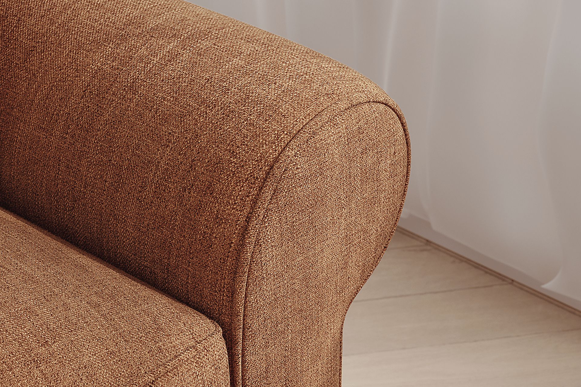 Bellingham Russet Textured Chenille Sofa - Image 6
