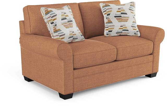 Bellingham Russet TexturedChenille Gel Foam Sleeper Loveseat - Thumbnail - Image 4