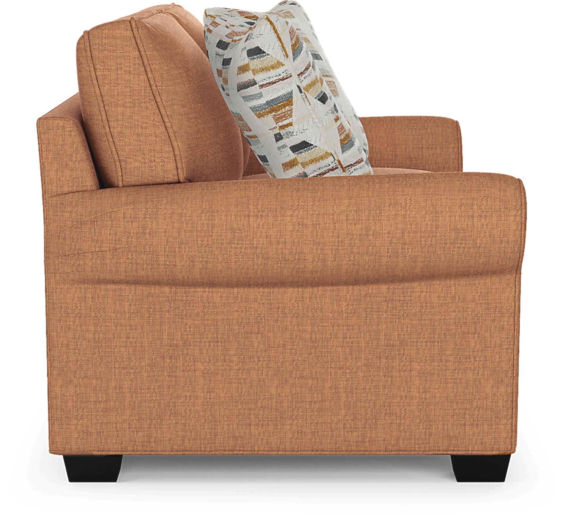 Bellingham Russet TexturedChenille Gel Foam Sleeper Loveseat - Image 5