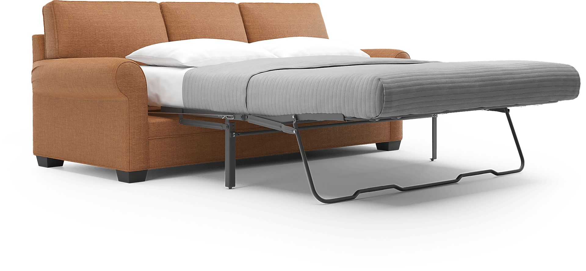 Bellingham Russet Textured Chenille Gel Foam Sleeper Sofa - Image 2