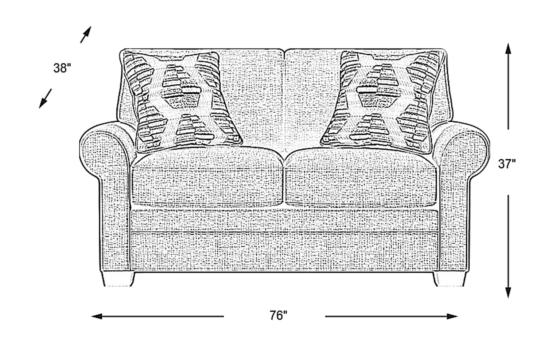 Dimension Image. Please refer to the Dimension Tab on this page for dimension details.