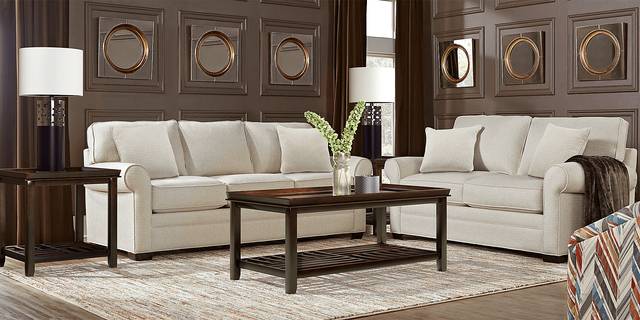Cindy Crawford Home Bellingham Sand Textured 5 Pc Living Room - Thumbnail - Image 1