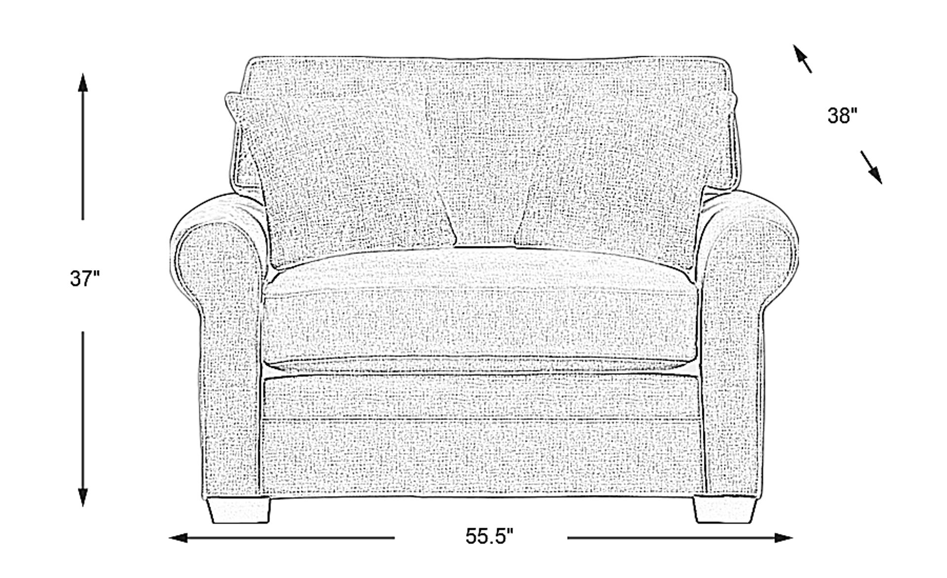 Dimension Image. Please refer to the Dimension Tab on this page for dimension details.