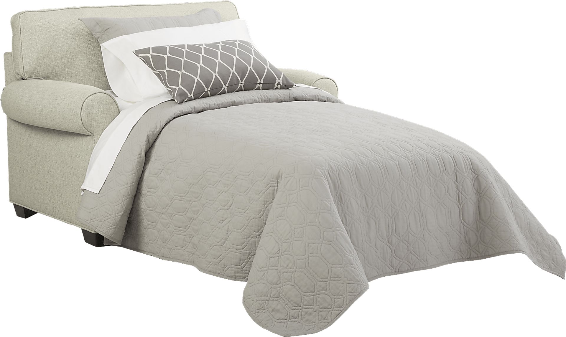 Bellingham Sand Textured Gel Foam Sleeper Chair - Image 2