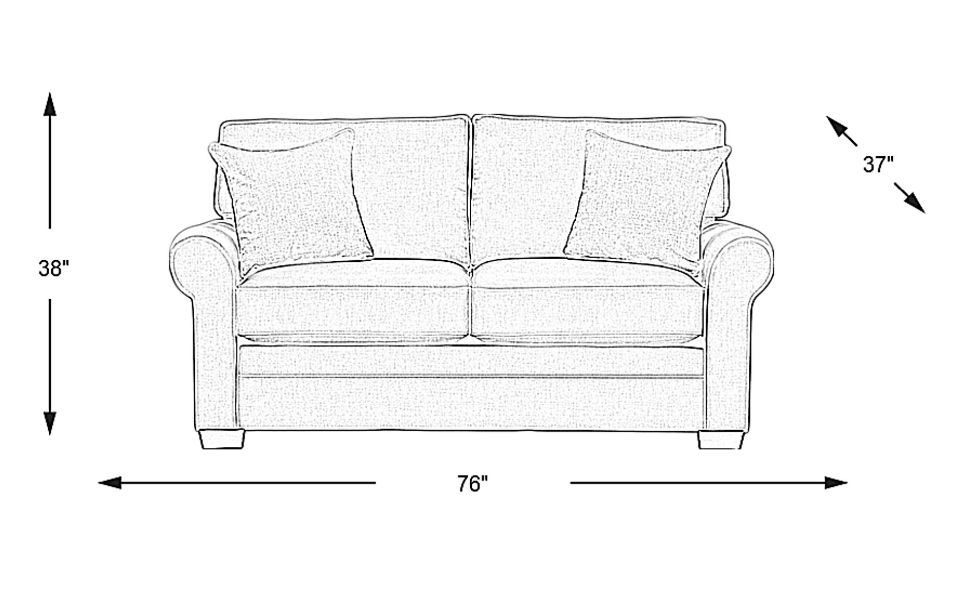 Dimension Image. Please refer to the Dimension Tab on this page for dimension details.