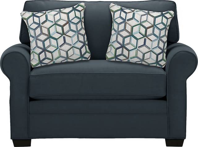 Bellingham Sapphire Microfiber Chair - Thumbnail - Image 1