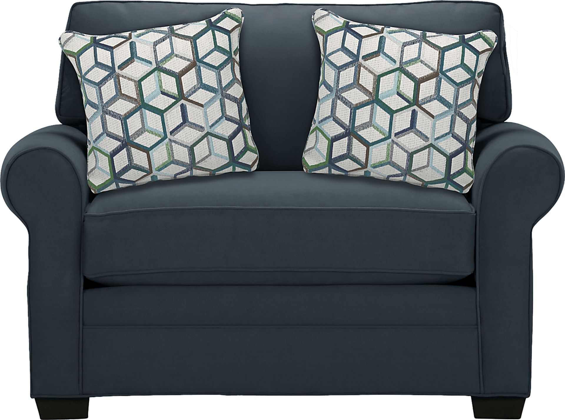 Bellingham Sapphire Microfiber Gel Foam Sleeper Chair - Image 1