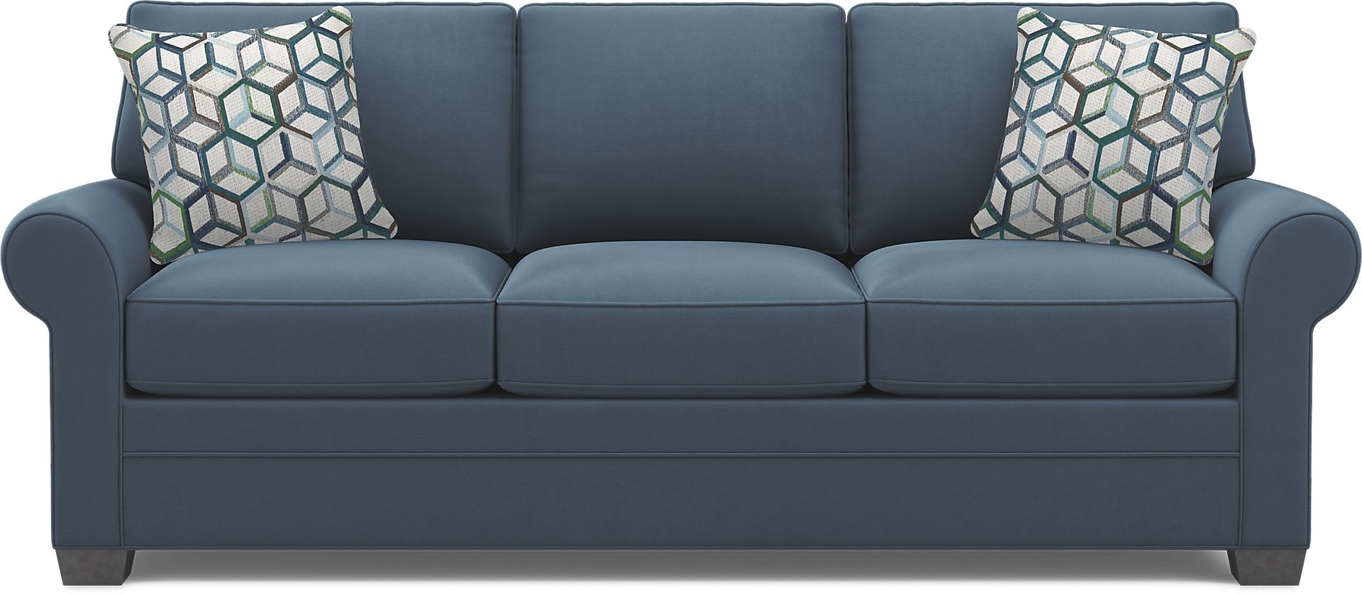 Bellingham Sapphire Microfiber Sleeper Sofa - Image 1