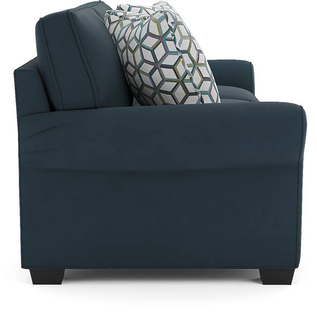 Bellingham Sapphire Microfiber Sofa - Thumbnail - Image 3
