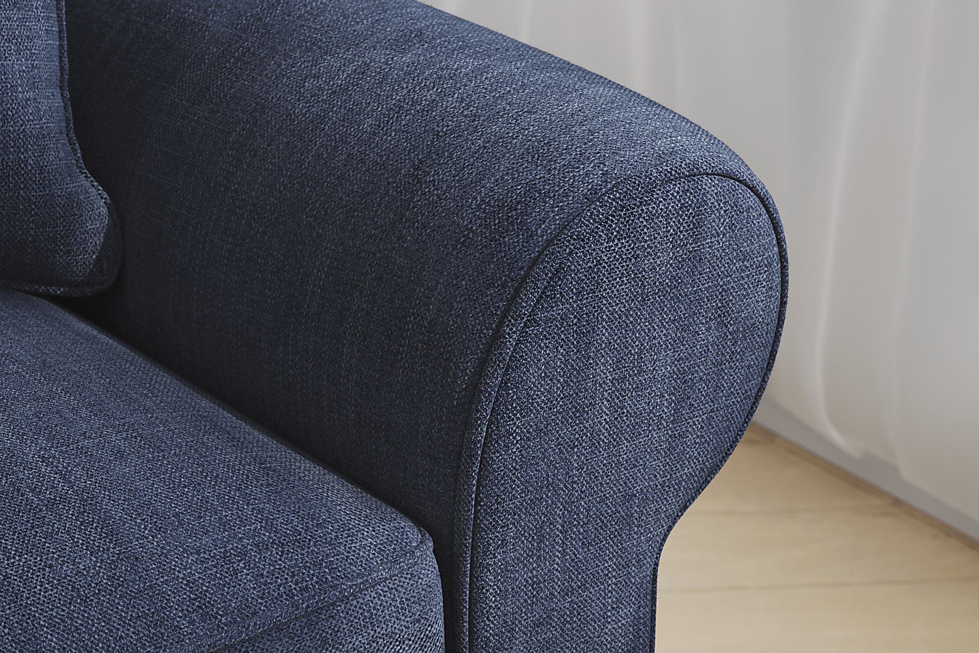 Bellingham Sapphire Textured Chenille Chair - Image 6