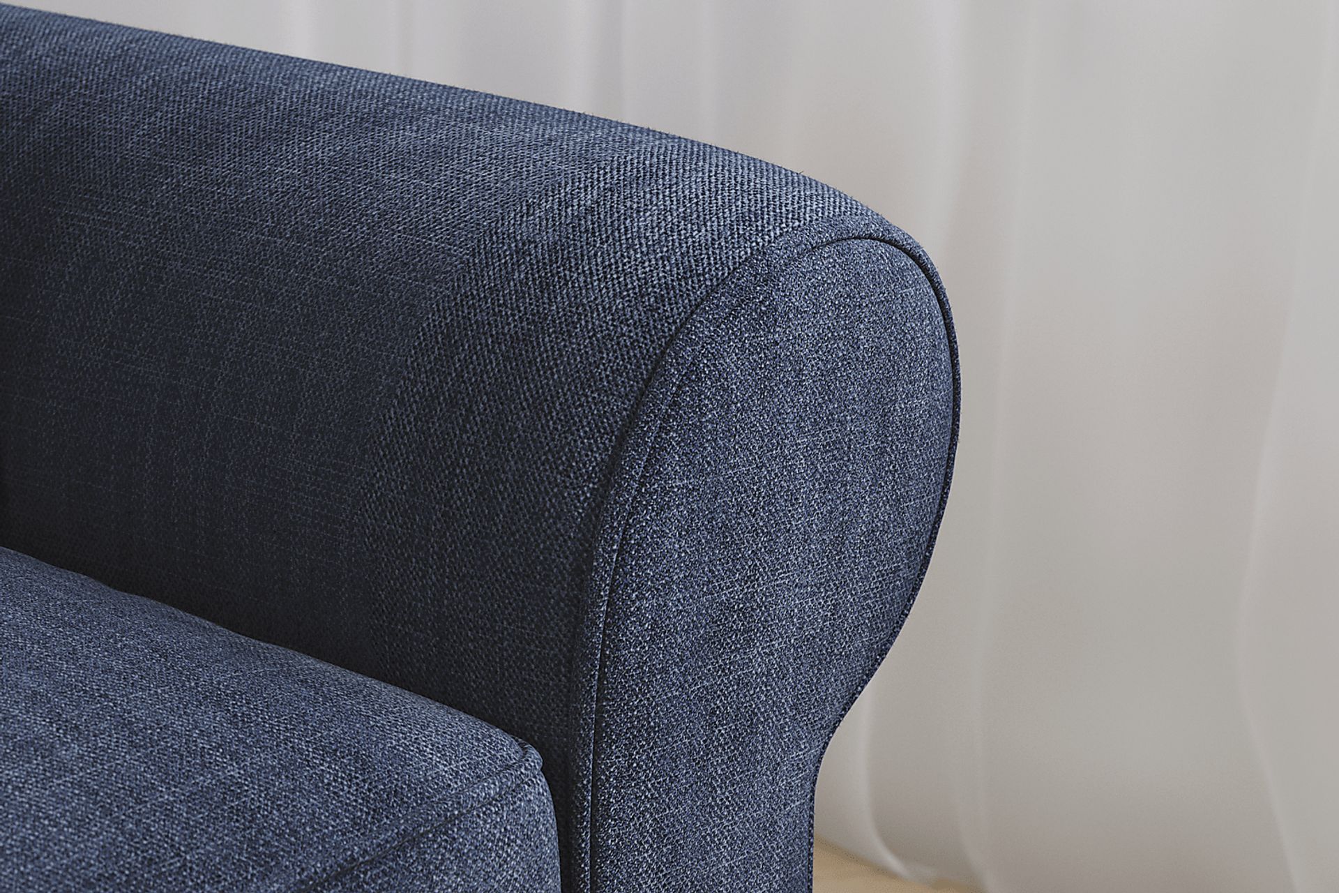 Bellingham Sapphire Textured Chenille 5 Pc Living Room - Image 14