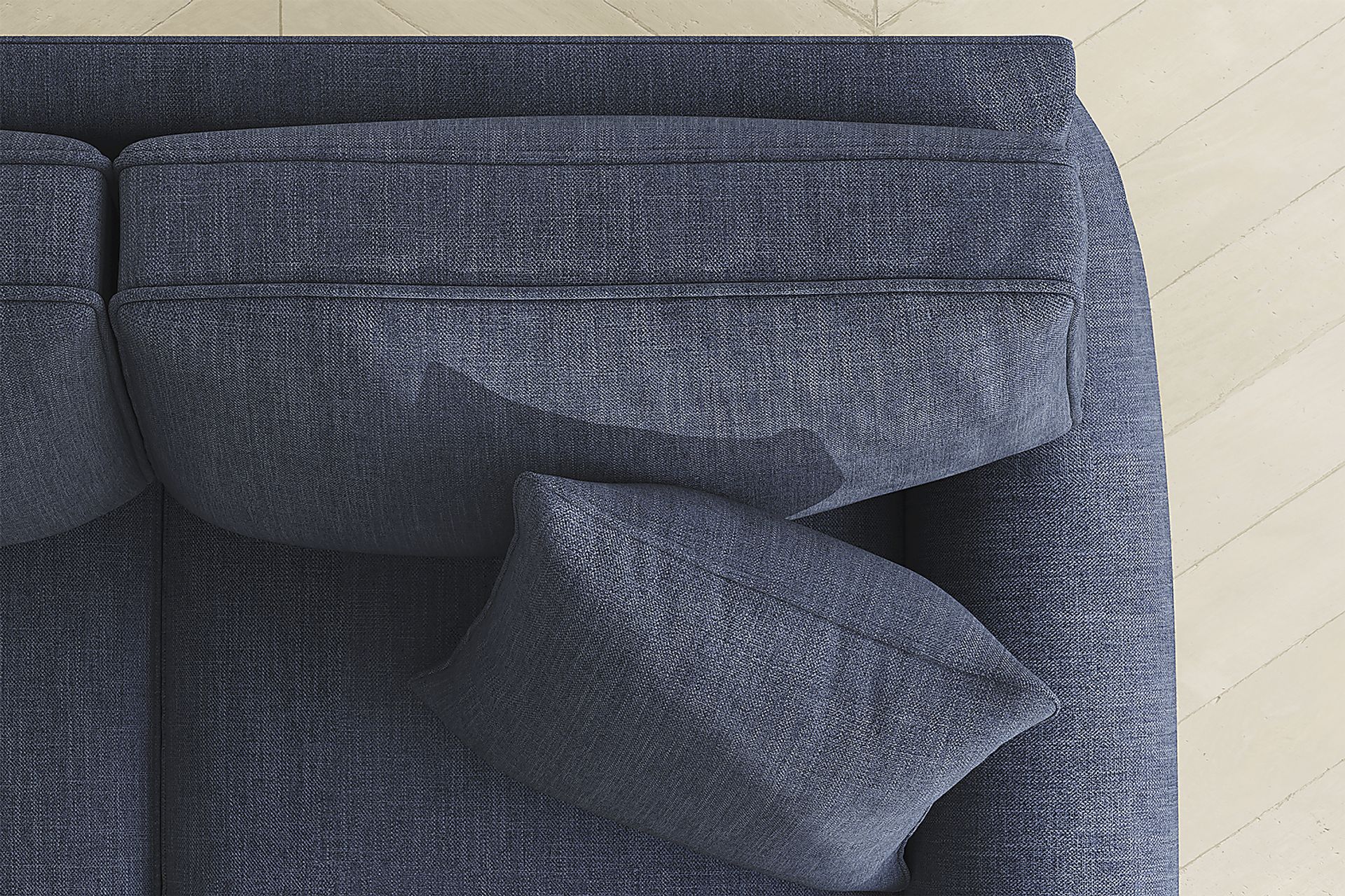Bellingham Sapphire Textured Chenille Sofa - Image 9
