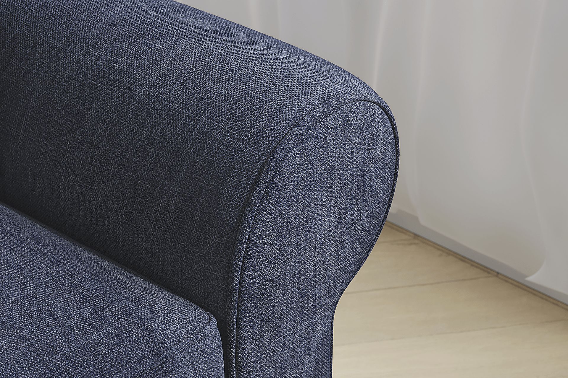 Bellingham Sapphire Textured Chenille Sofa - Image 4