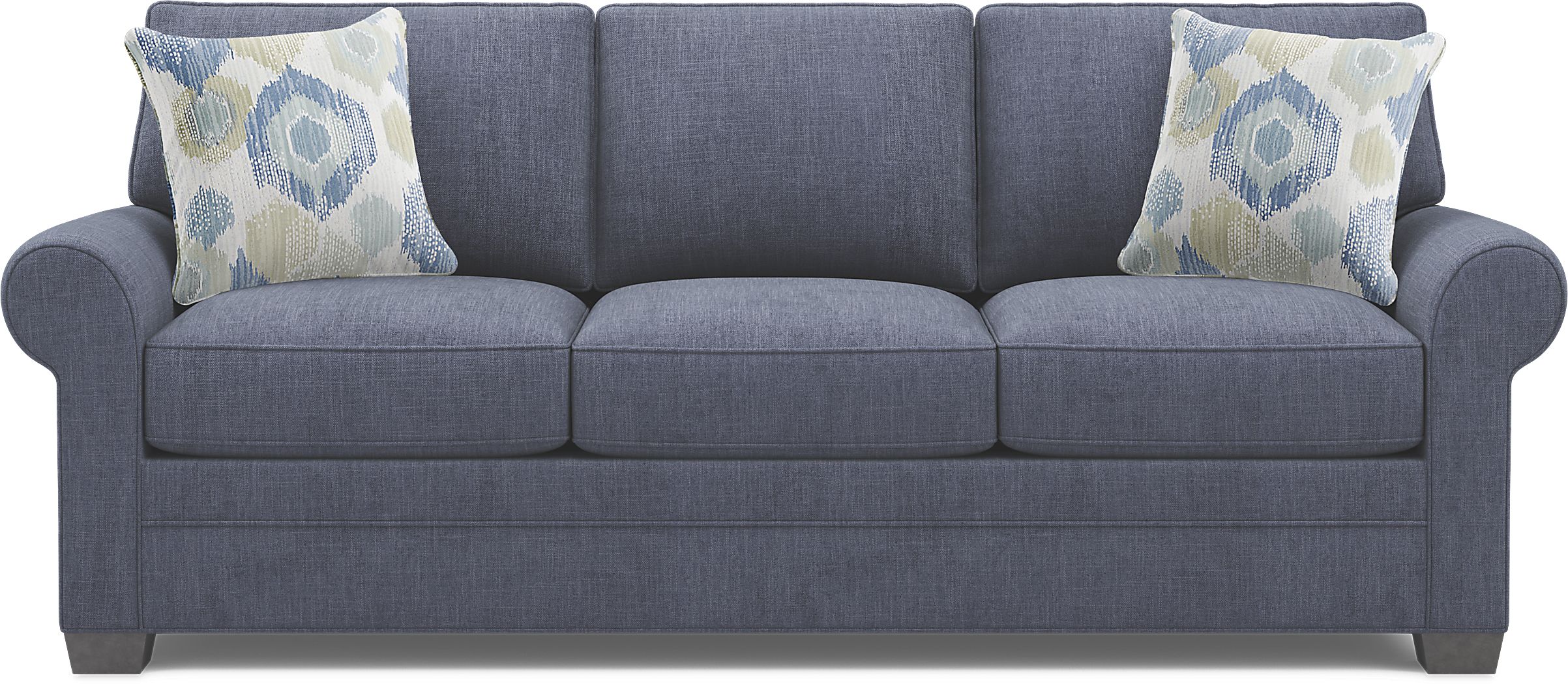 Bellingham Sapphire Textured Chenille Sofa
