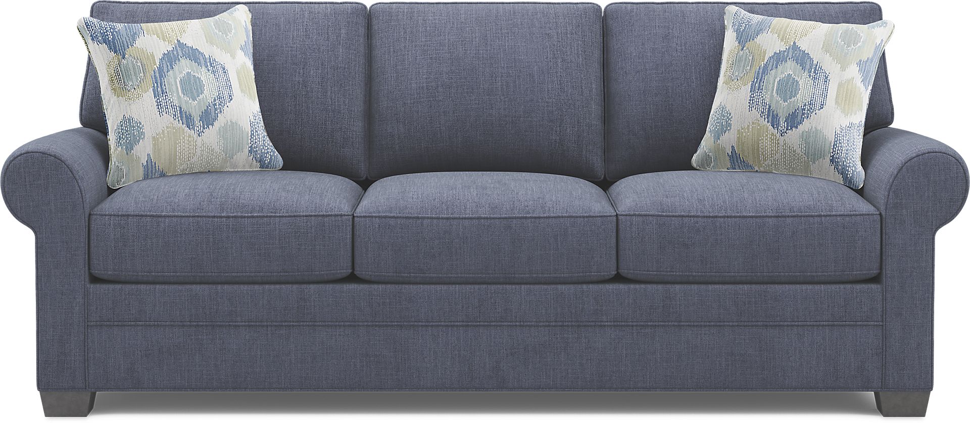 Bellingham Sapphire Textured Chenille Sofa - Image 1