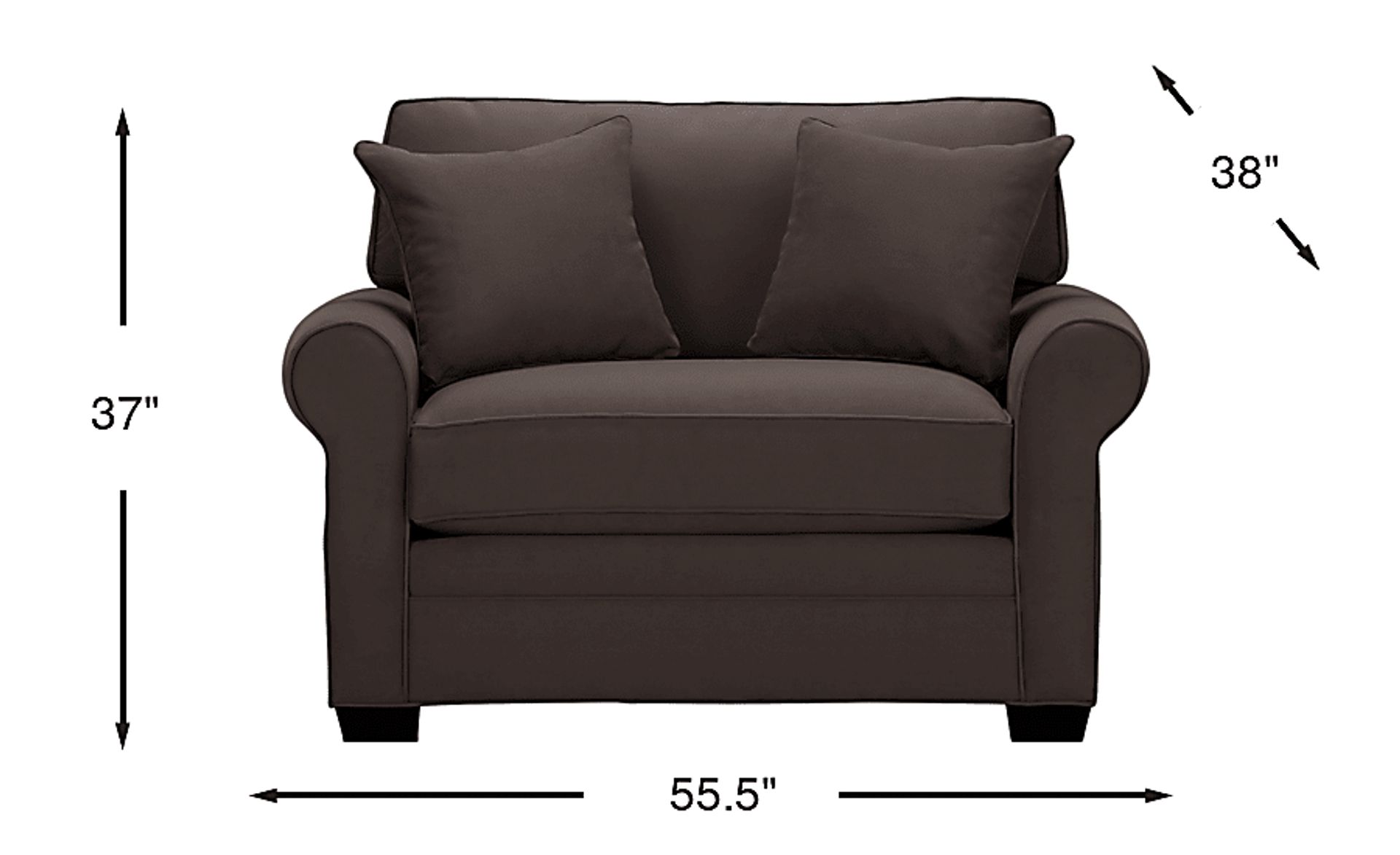 Dimension Image. Please refer to the Dimension Tab on this page for dimension details.