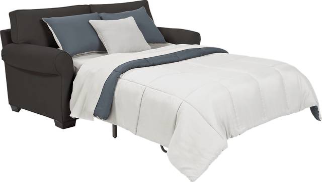 Cindy Crawford Home Bellingham Slate Sleeper Loveseat - Thumbnail - Image 2