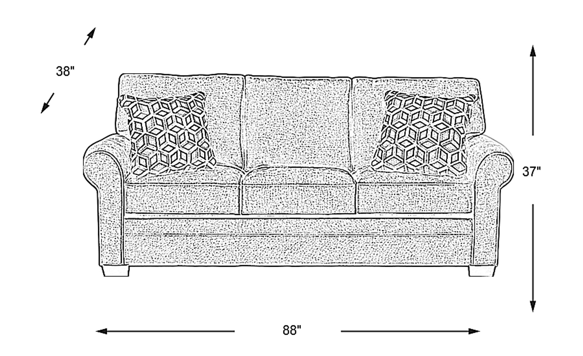 Dimension Image. Please refer to the Dimension Tab on this page for dimension details.