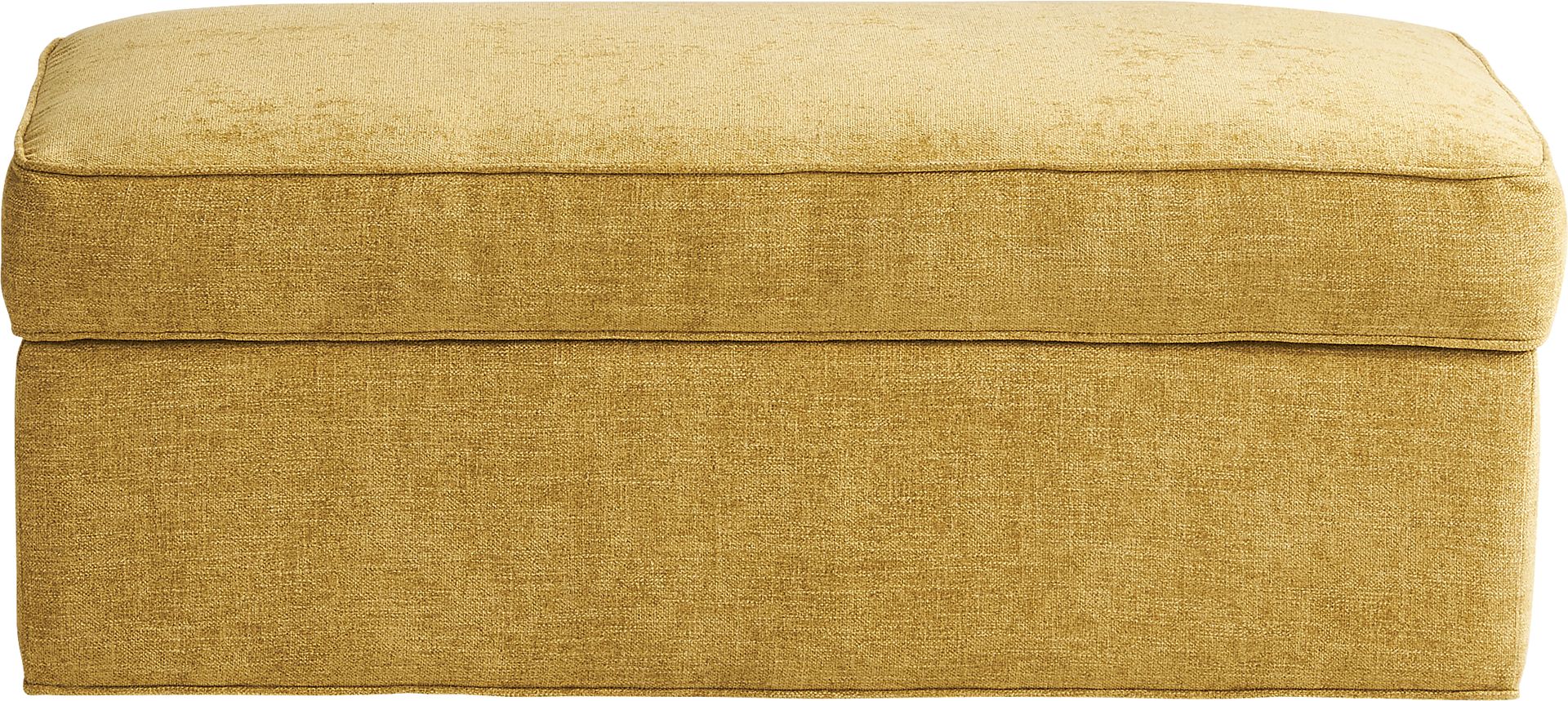 Bellingham Sunflower Chenille Storage Ottoman - Image 2