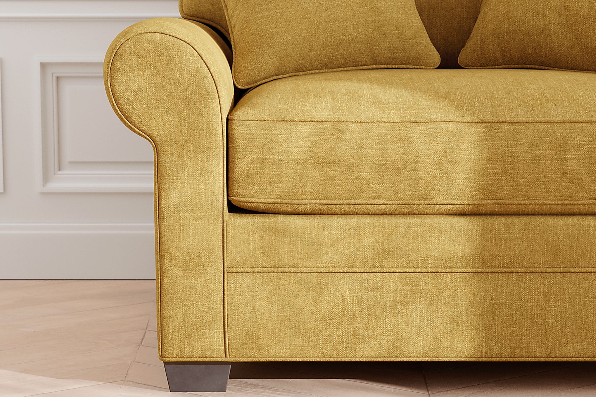 Bellingham Sunflower Textured Chenille Gel Foam Sleeper Chair - Image 7