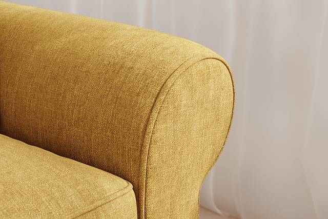 Bellingham Sunflower Textured Chenille Sleeper Loveseat - Thumbnail - Image 3