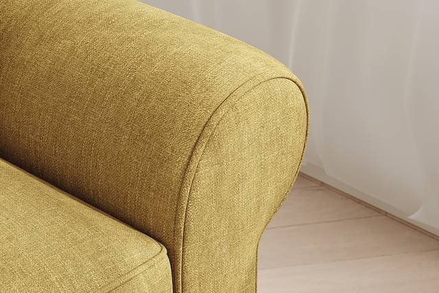 Bellingham Sunflower Textured Chenille 7 Pc Living Room w/Sleeper Sofa - Thumbnail - Image 6