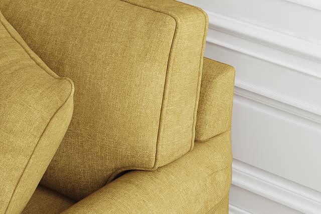 Bellingham Sunflower Textured Chenille 7 Pc Living Room w/Sleeper Sofa - Thumbnail - Image 7