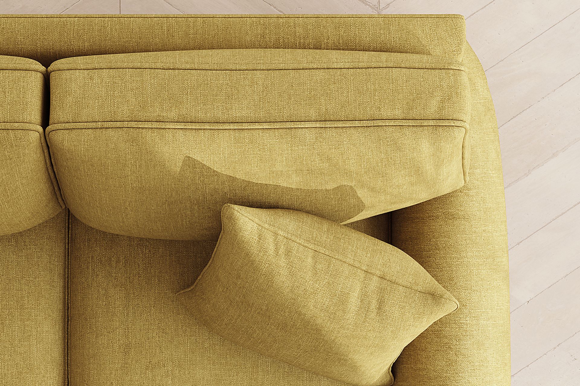 Bellingham Sunflower Textured Chenille Sofa - Image 9