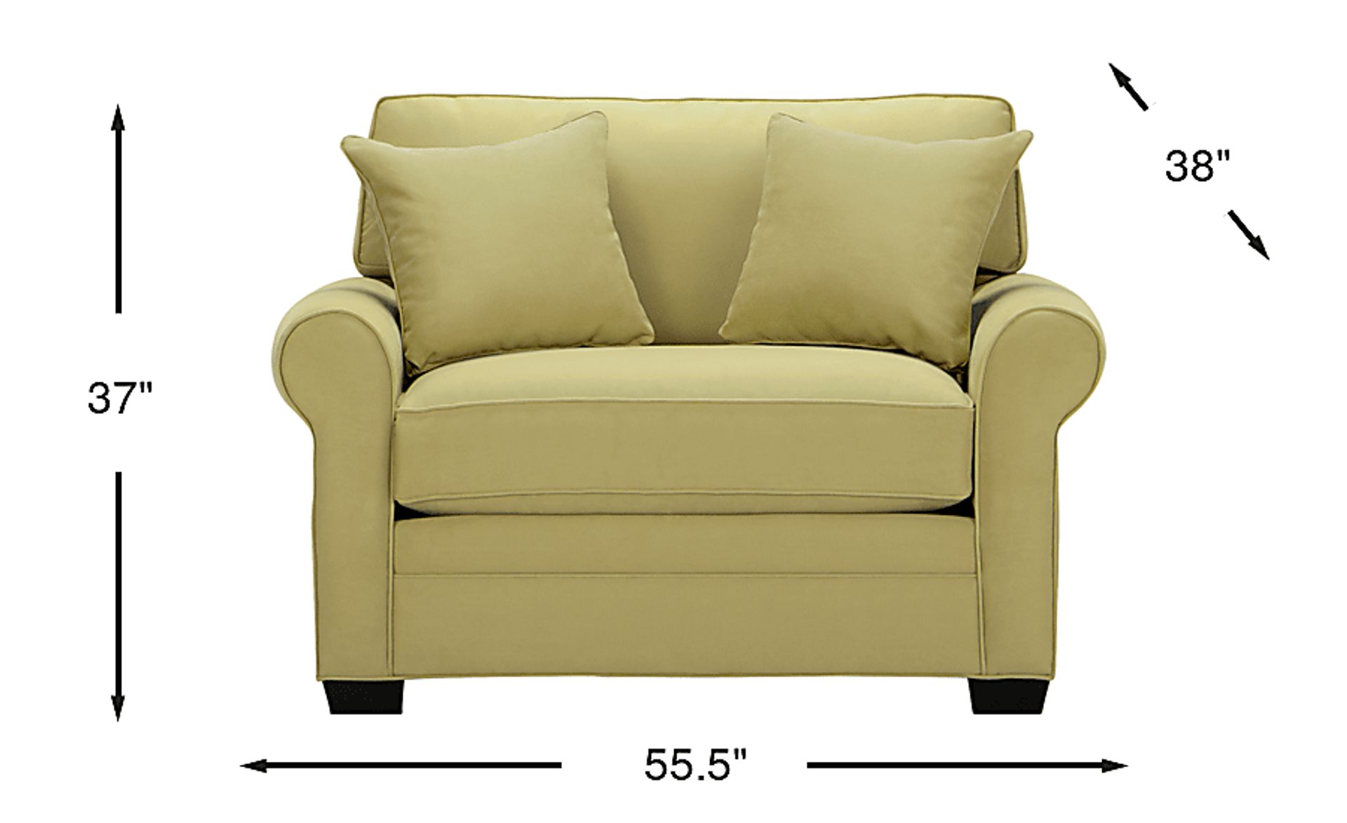 Dimension Image. Please refer to the Dimension Tab on this page for dimension details.