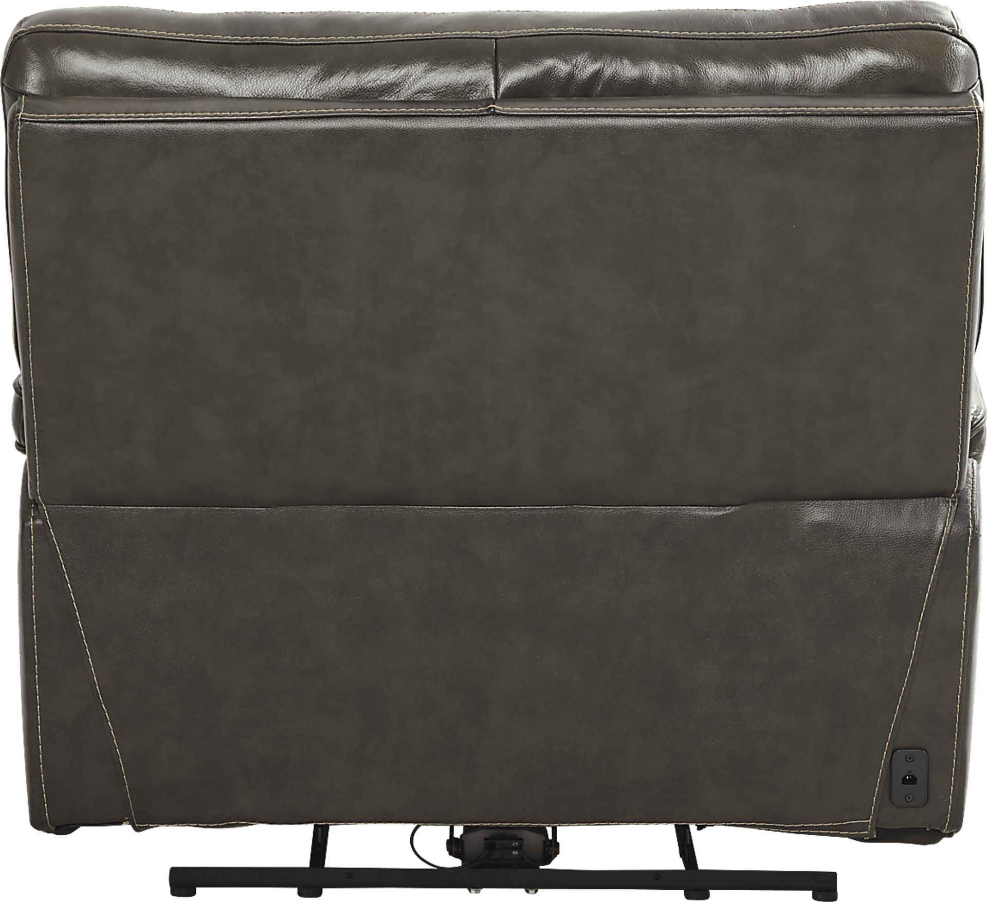 Cindy Crawford Home Bernsley Gray Dual Power Recliner - Image 4