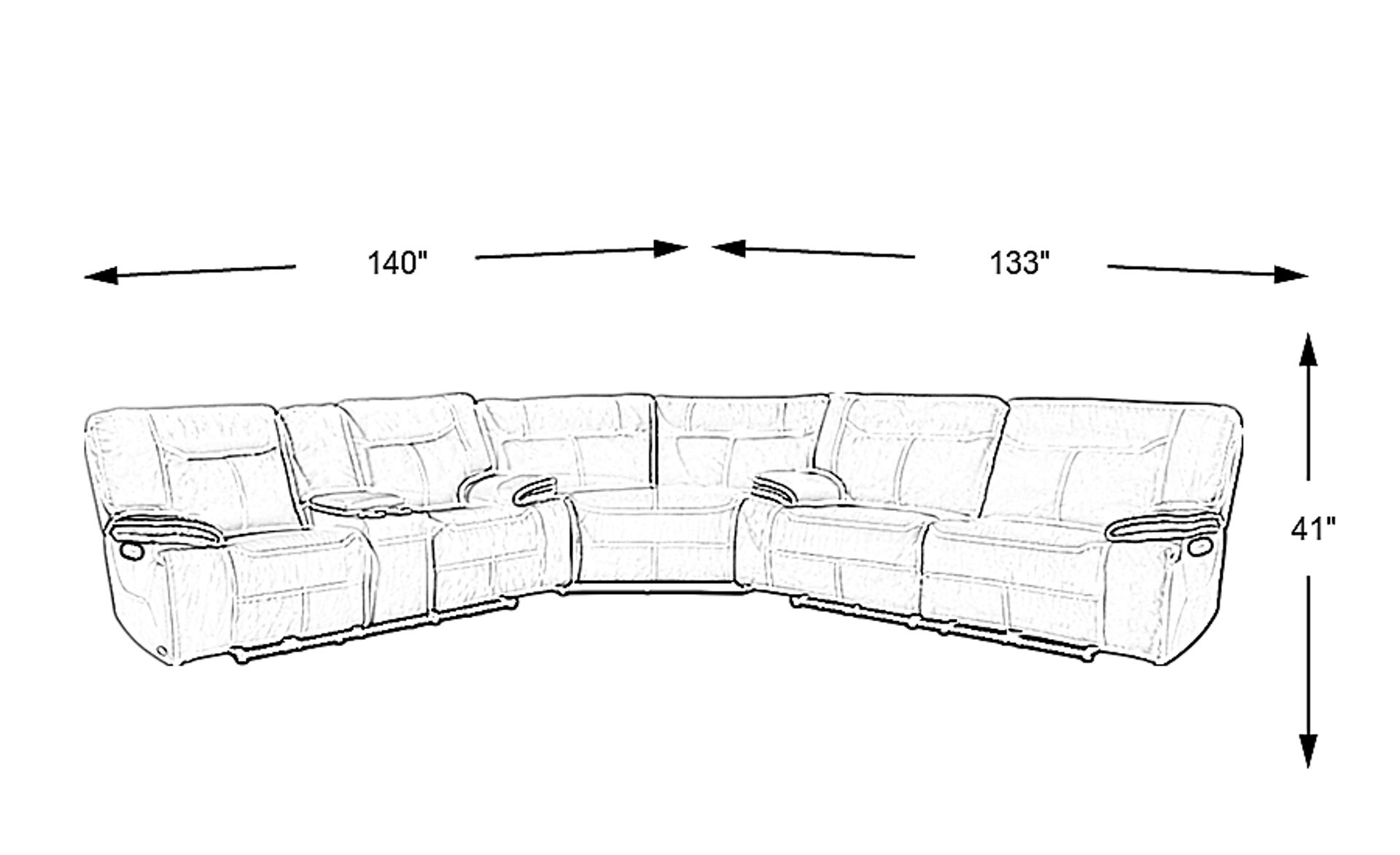 Dimension Image. Please refer to the Dimension Tab on this page for dimension details.