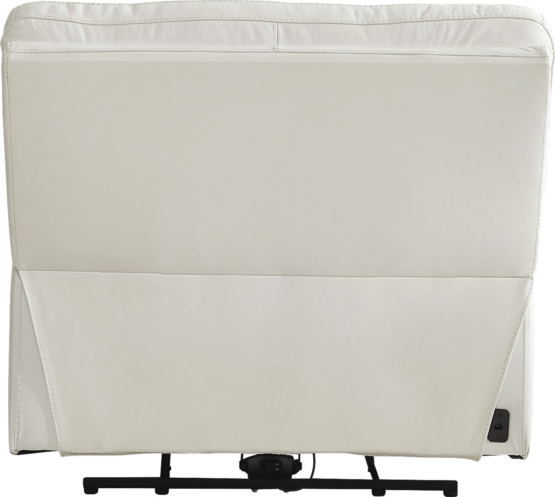 Cindy Crawford Bernsley White Leather Dual Power Recliner Cindy Crawford Bernsley White Leather Dual Power Recliner