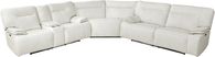 Bernsley 6 Pc Leather Dual Power Reclining Sectional Living Room