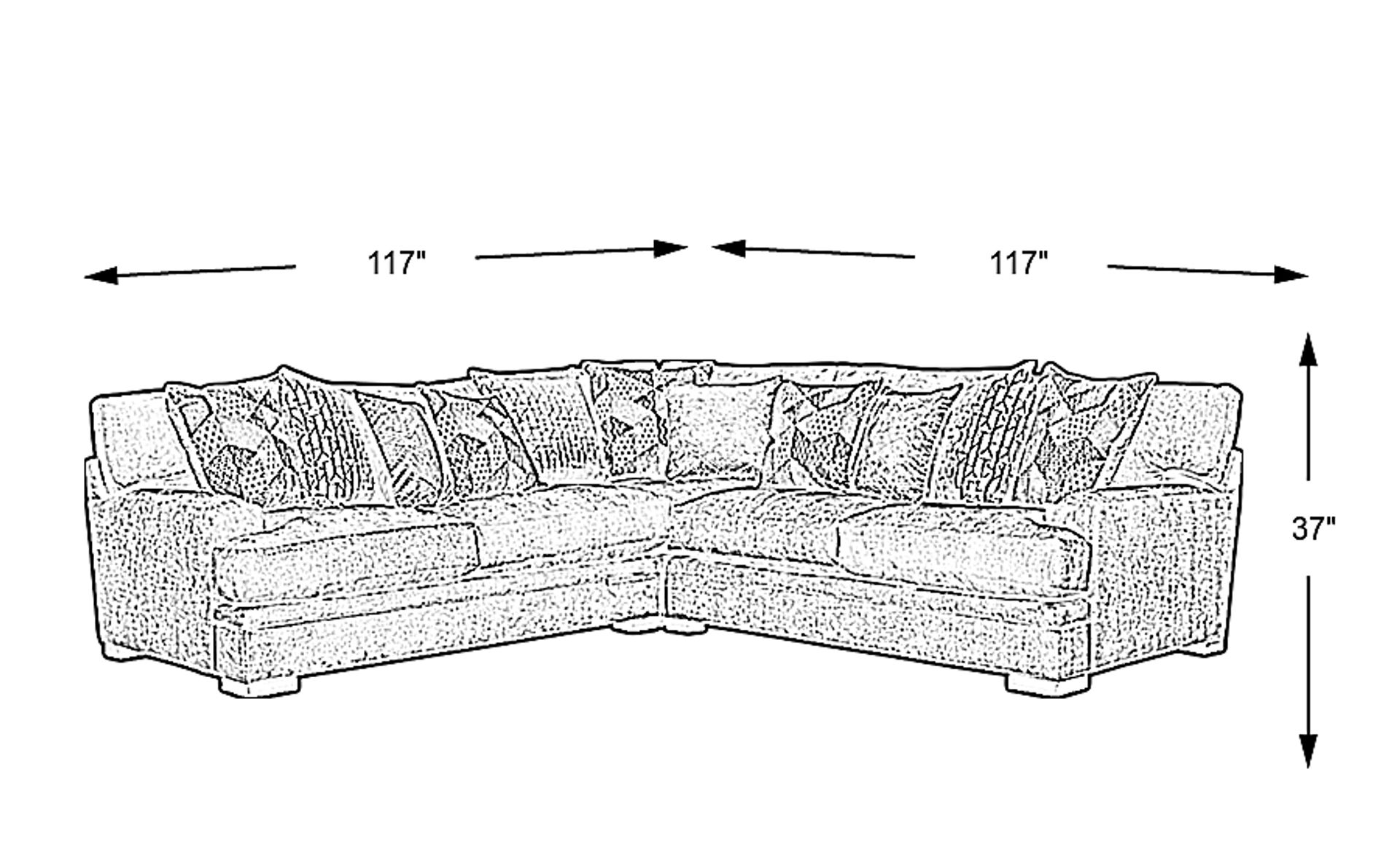 Dimension Image. Please refer to the Dimension Tab on this page for dimension details.