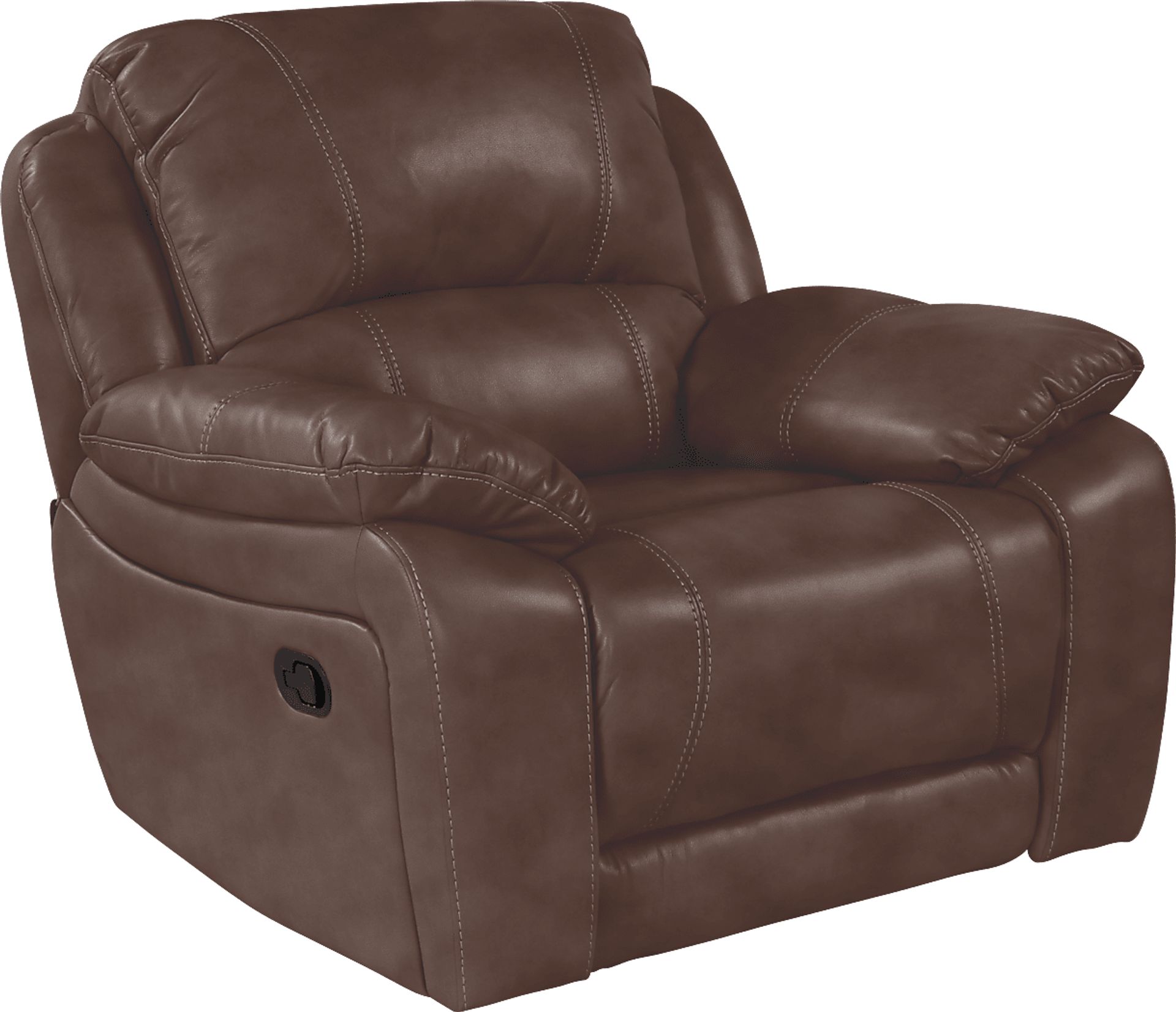 Cindy Crawford Home Breckenridge Hills Mahogany Glider Recliner - Image 1