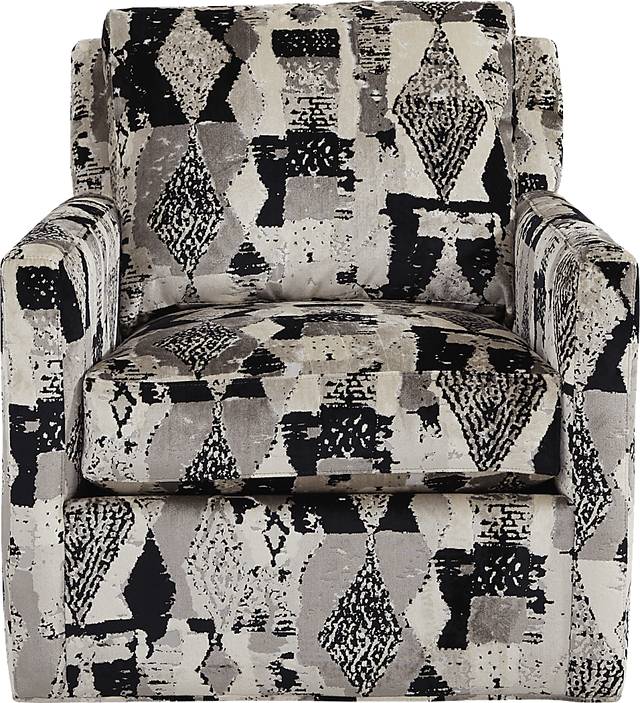 Cindy Crawford Home Broad Street Accent Swivel Chair - Thumbnail - Image 2
