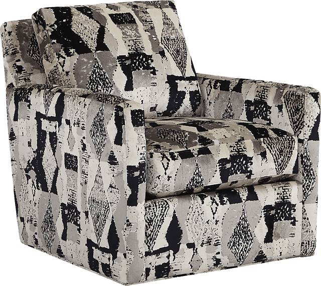 Cindy Crawford Home Broad Street Accent Swivel Chair - Thumbnail - Image 1