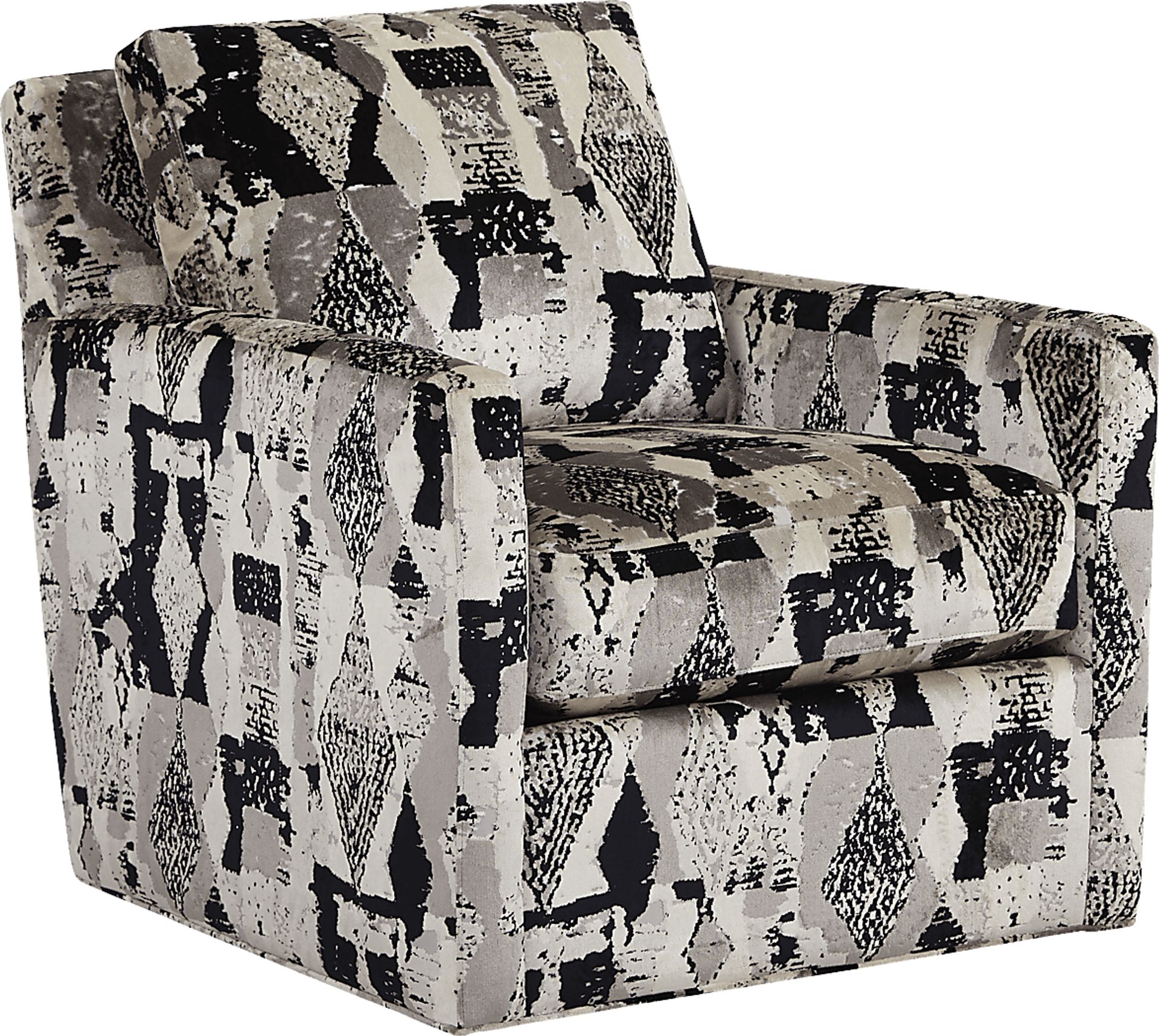 Cindy Crawford Home Broad Street Accent Swivel Chair - Image 1